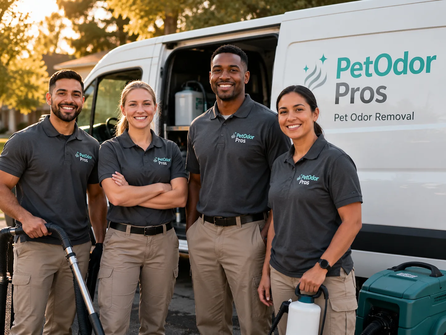 Pet Odor Removal team serving Hostetter, PA